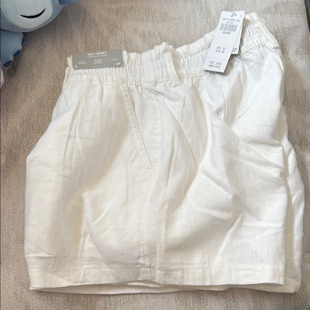 Hollister Women's High Waist Shorts - White